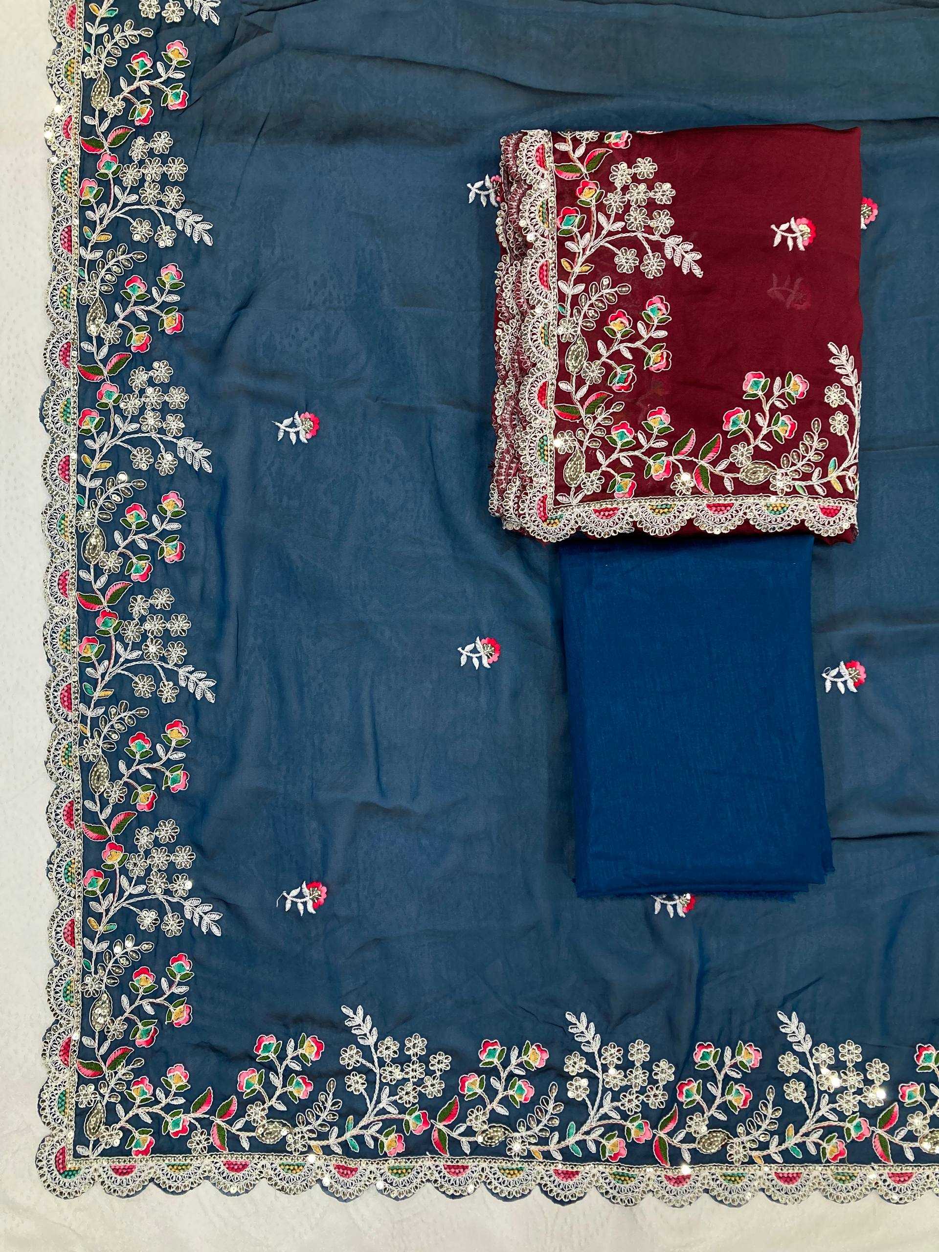 Rangoli Silk Embroidered Sarees